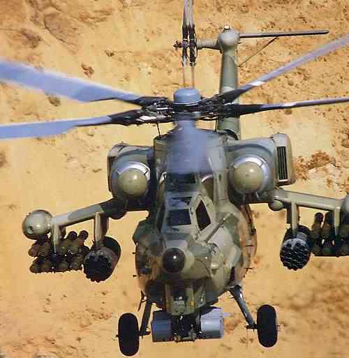 Russian Mil Moscow Mi-28 "Havoc" Attack Helicopter